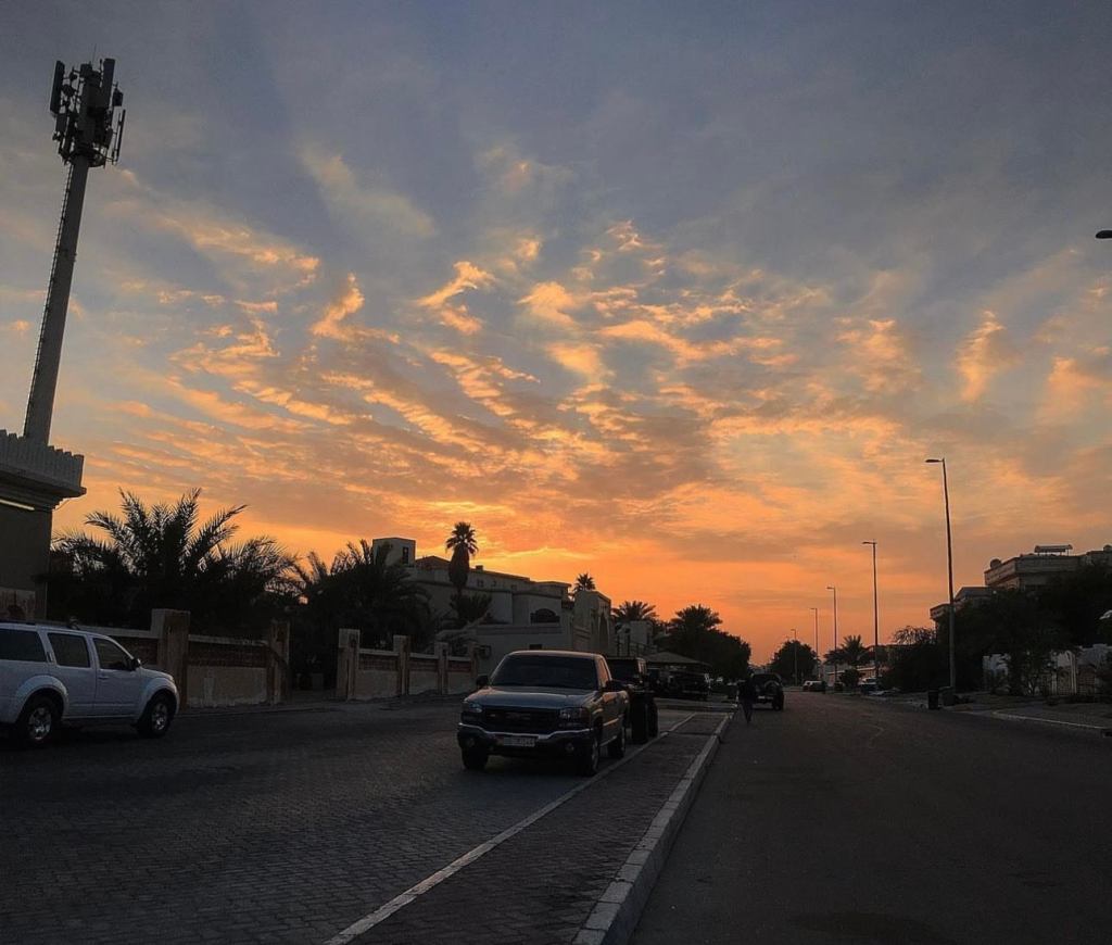 Beautiful Sunset in Abudhabi, United Arab Emirates