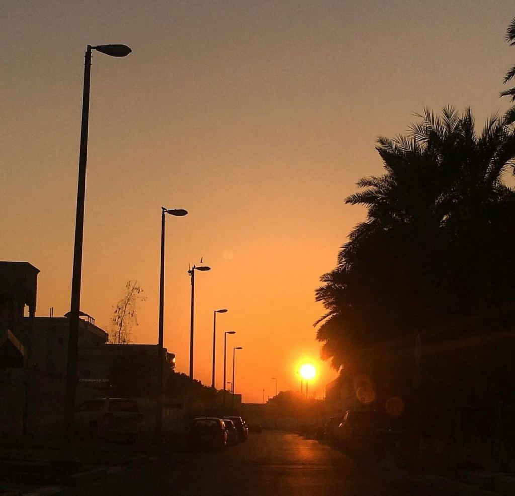 Beautiful Sunset in Abudhabi, United Arab Emirates